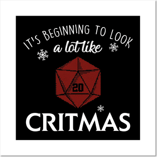 dnd christmas Posters and Art